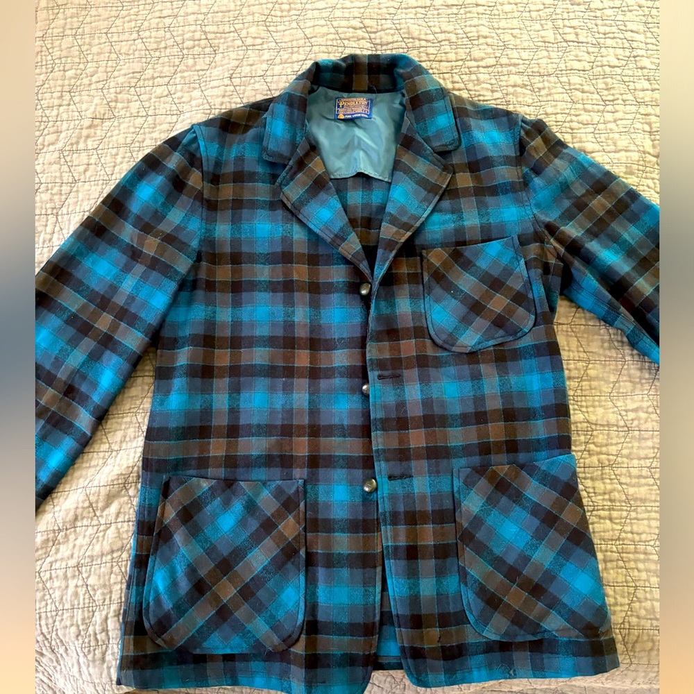 Vintage Pendleton wool shirt jacket SM